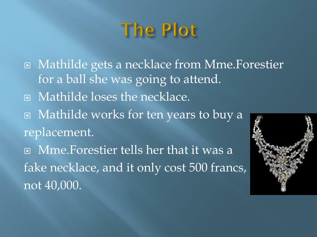 PPT The necklace PowerPoint Presentation, free download ID2640981