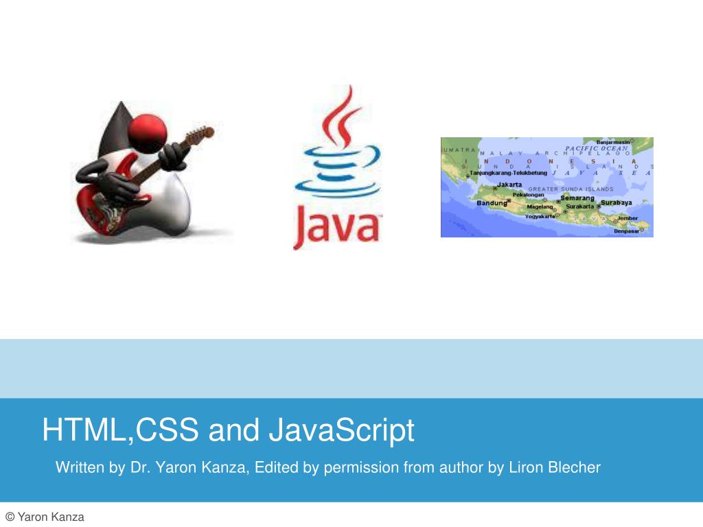 html css javascript presentation