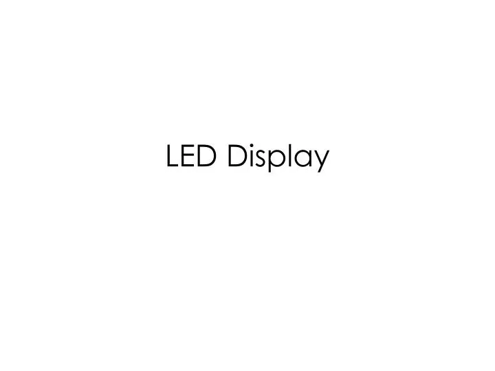 led display n.