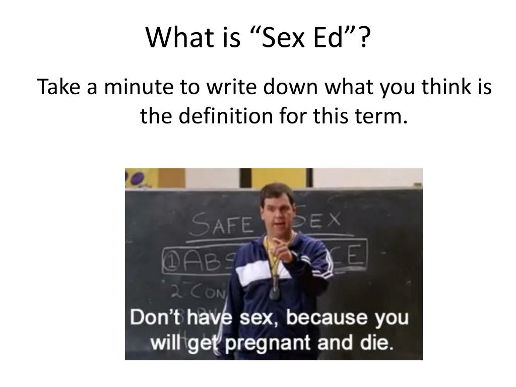 PPT - Understanding Sex Education: Principles and Programs for Youth ...