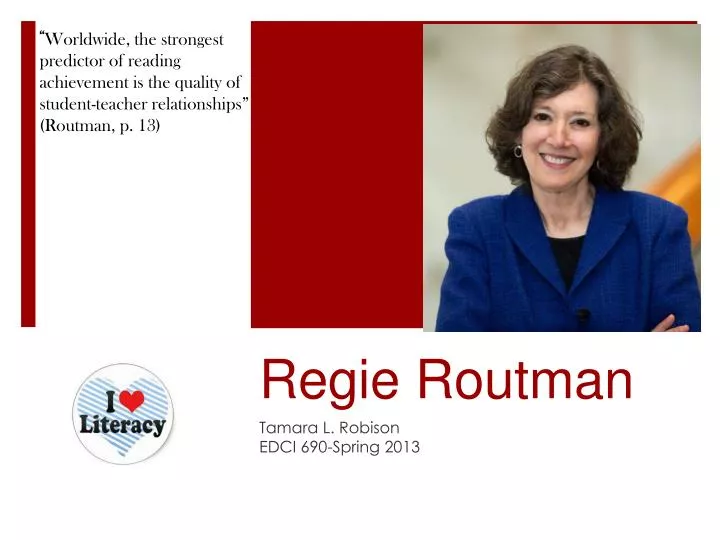 PPT - Regie Routman PowerPoint Presentation, free download - ID:2642620