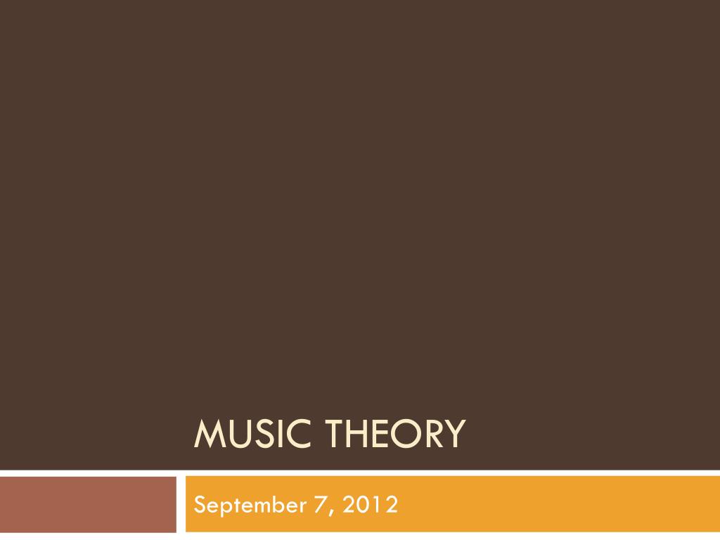 What Is Music Theory Slides? What Is Music Theory Slides?