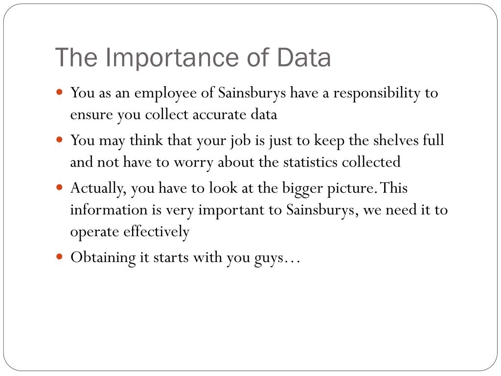 importance of data presentation pdf