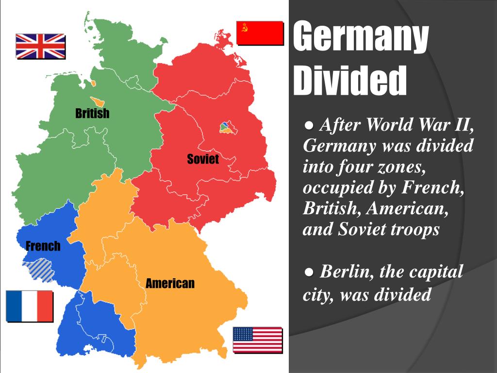 Почему было 2 германии. 2 Части Германии. Разделенная Германия. Division of Germany after World war2. Deutschland 1945.