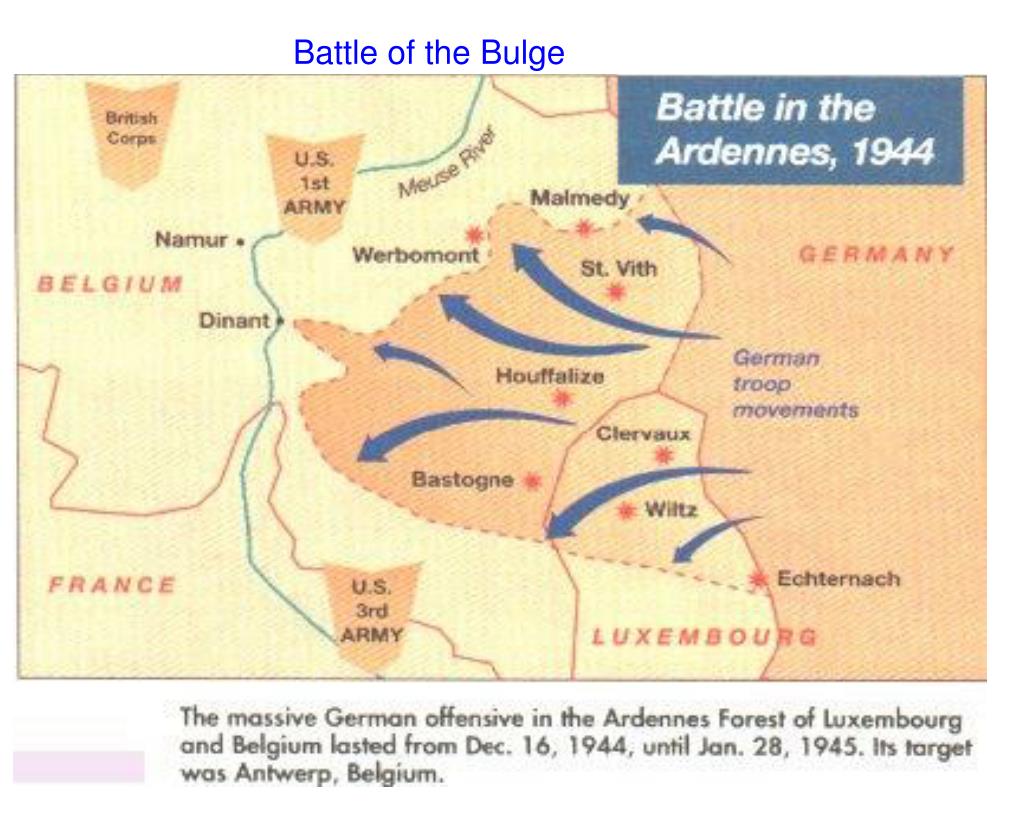 Реферат: Battle Of The Bulge