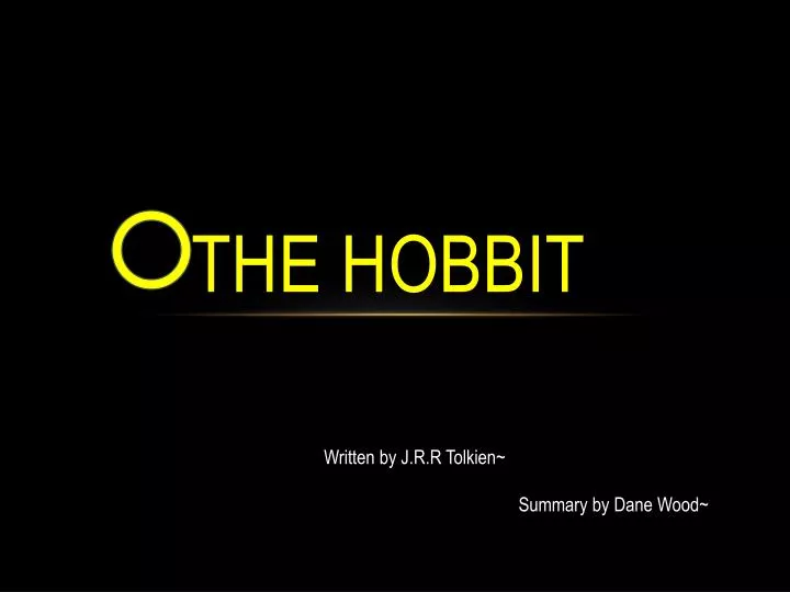 the hobbit n.