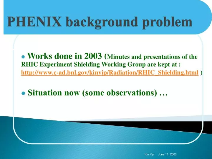 phenix background problem n.