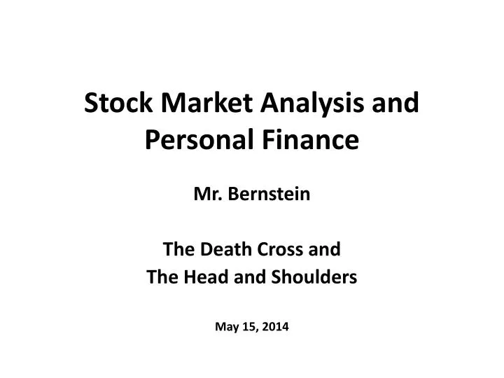 stock market analysis and personal finance n.