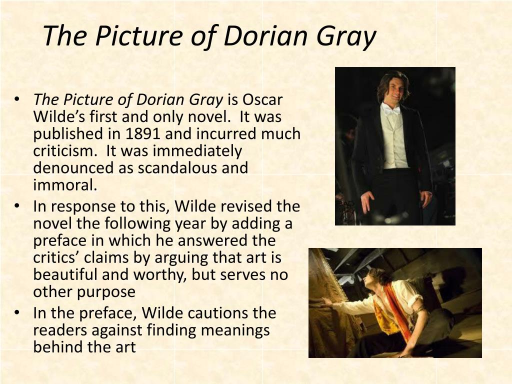 essay picture of dorian gray