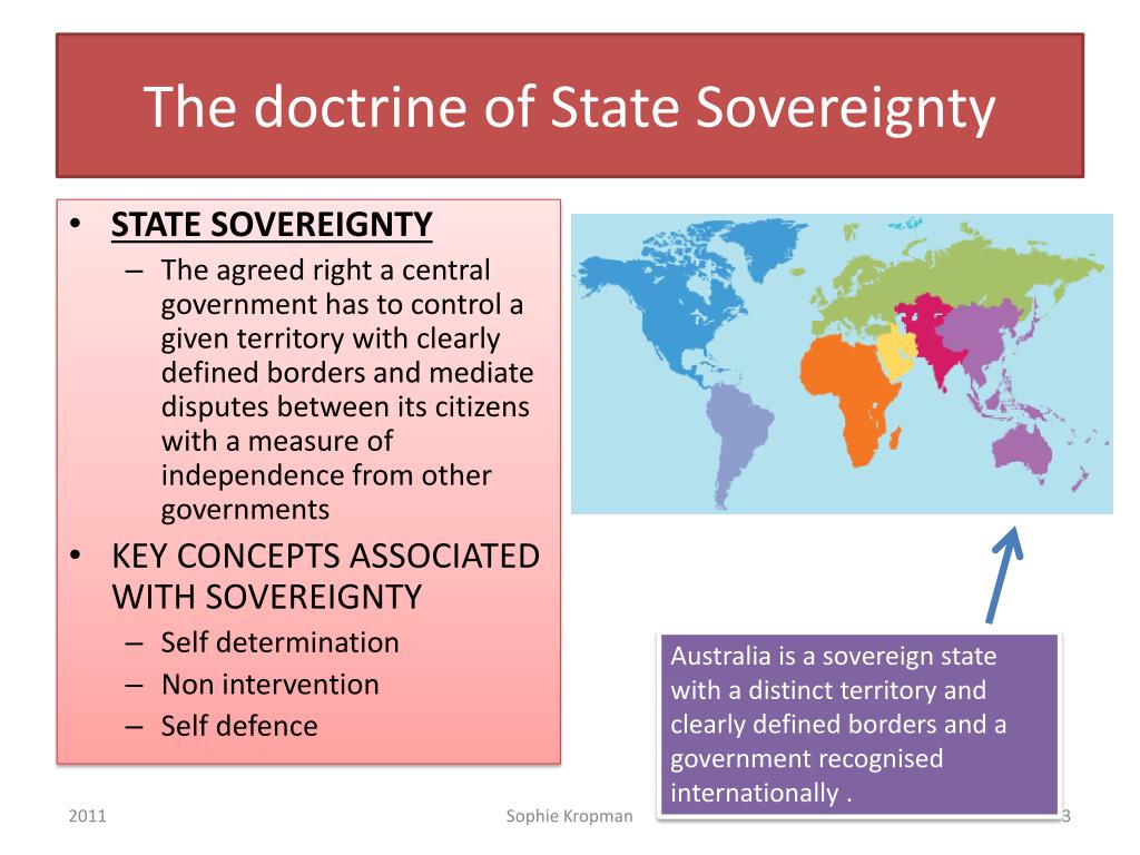 state sovereignty thesis