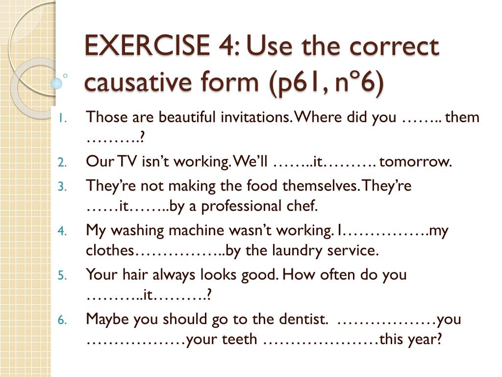 Causative voice. Каузатив в английском упражнения. Causative form. Каузативные конструкции в английском языке упражнения. Задания на causative.