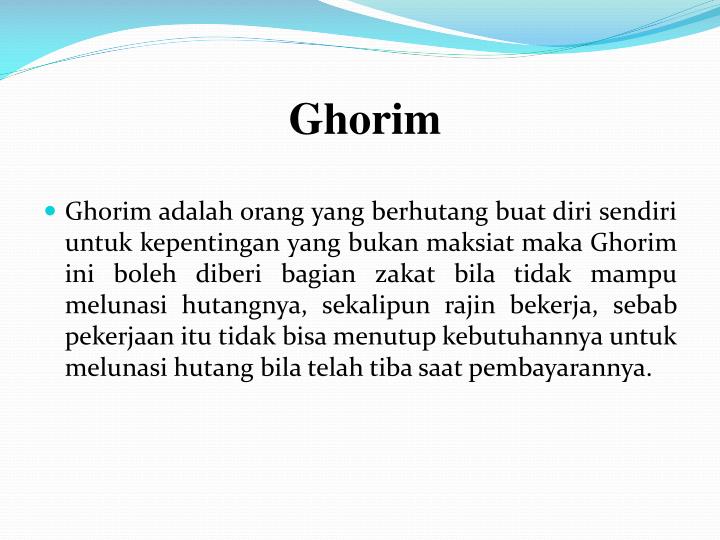 PPT - ZAKAT FITRAH DAN PERMASALAHANNYA PowerPoint 