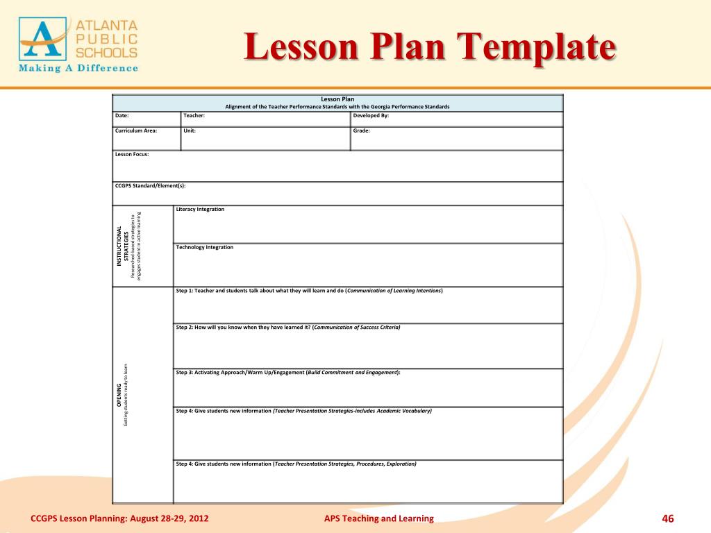 PPT - Can We Build It? Yes we can! PowerPoint Presentation, free In Madeline Hunter Lesson Plan Blank Template