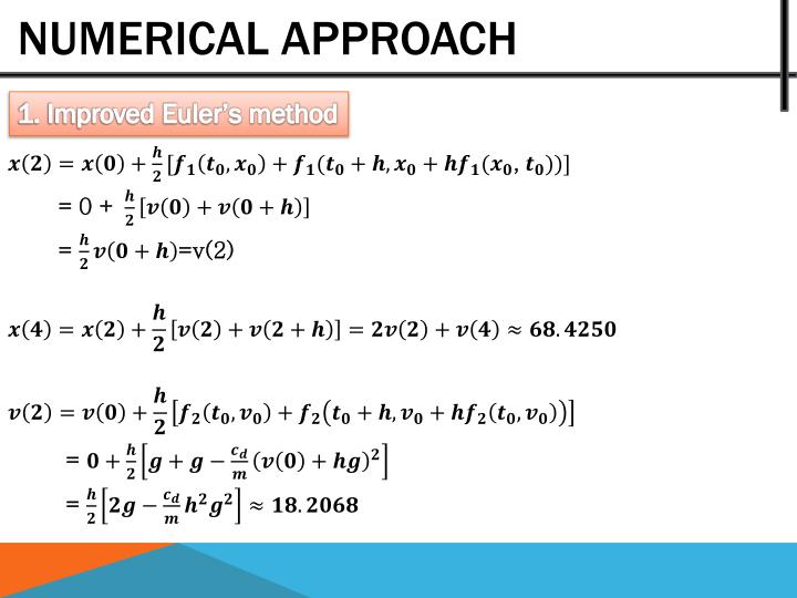 PPT - Numerical Solution for Bungee Jump Problem PowerPoint ...