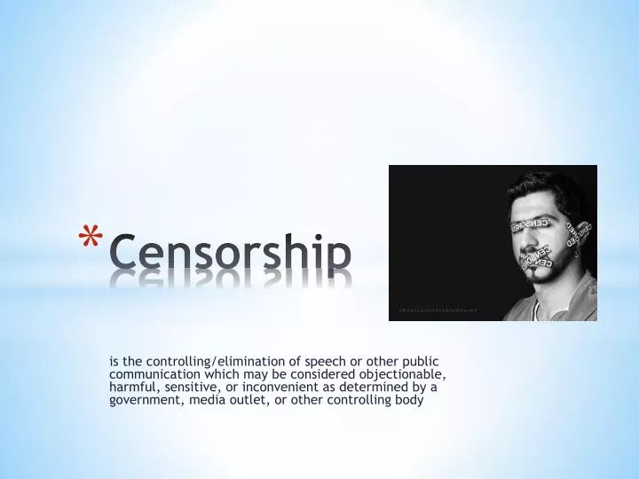 censorship n.