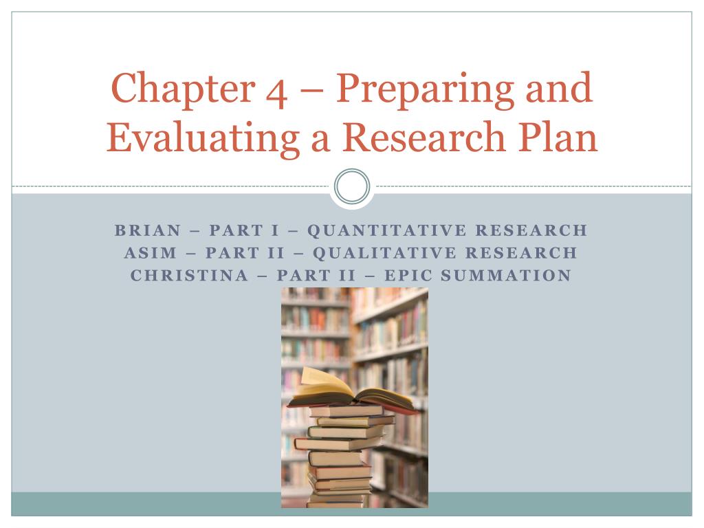 chapter 4 research parts ppt