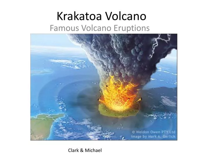PPT  Krakatoa Volcano PowerPoint Presentation  ID:2652615