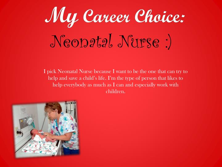 ppt career project powerpoint presentation id 2653222 i want to be a nurse because