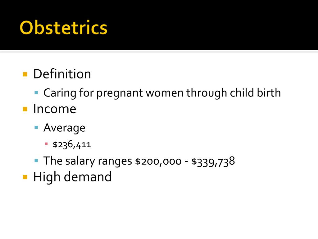 presentation definition in obstetrics