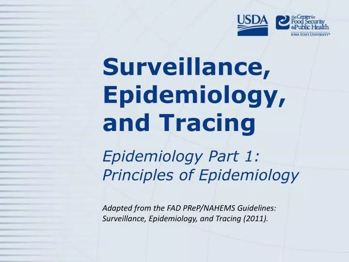 Chronic Disease Surveillance And Epidemiology – Part 2