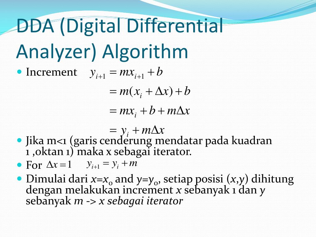 Differential analysis. Digital differential analyzer c#.