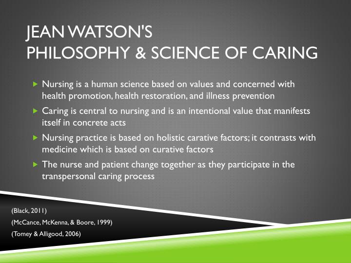 PPT - Nursing theory: An Exploration of Jean Watson’s Philosophy ...