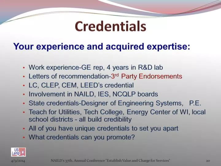 credential presentation meaning