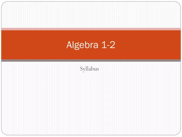algebra 1 2 n.