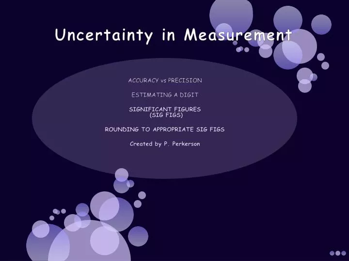 PPT - Uncertainty in Measurement PowerPoint Presentation, free download