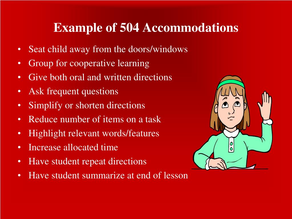 speech to text 504 accommodations