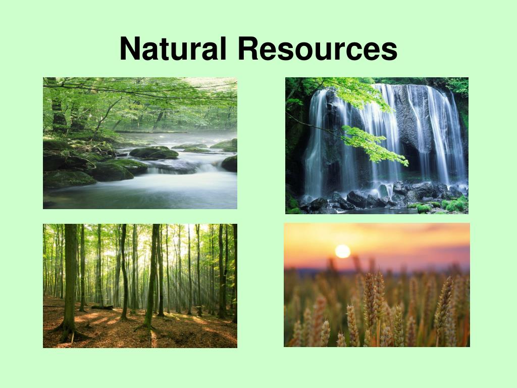 ppt presentation on natural resources