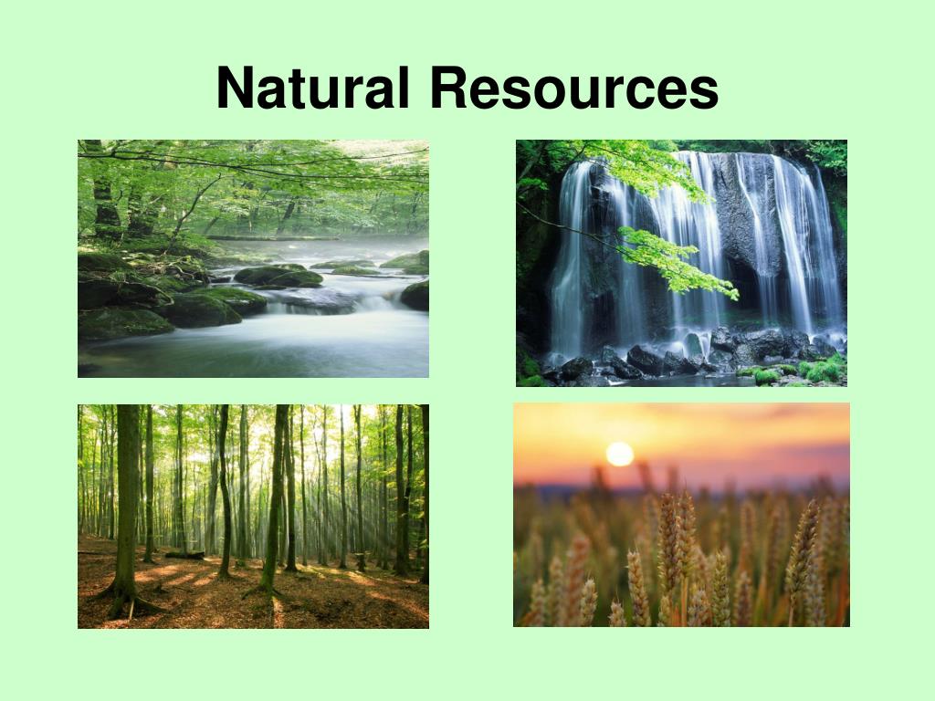 natural resources of presentation