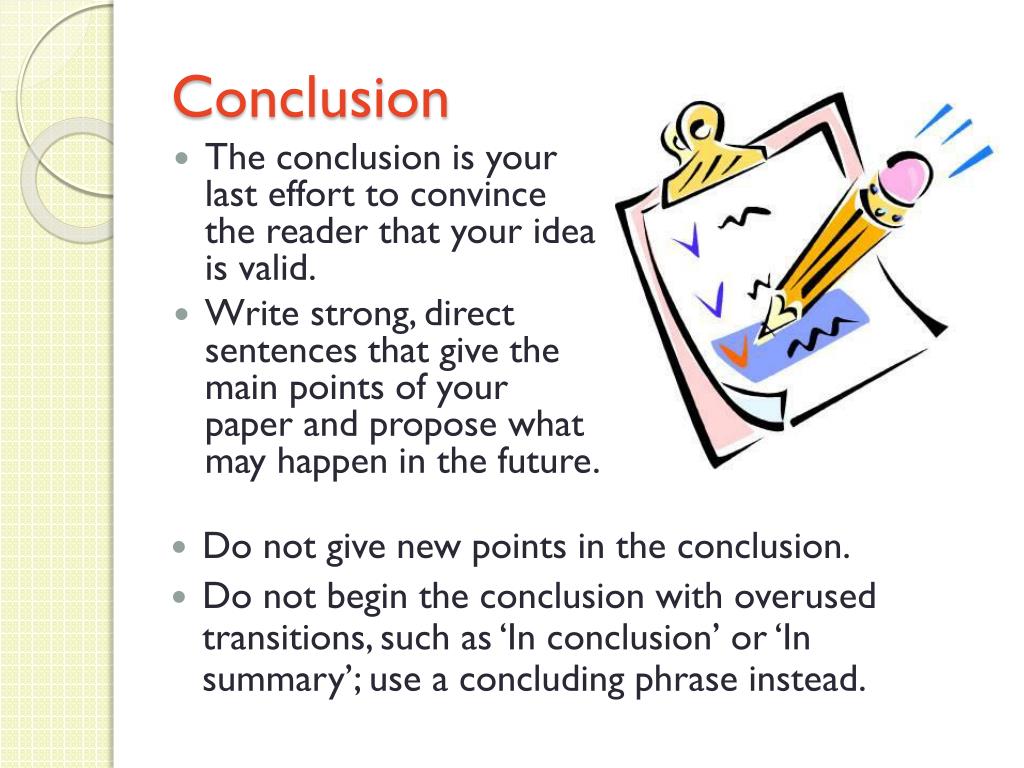 conclusion in research ppt