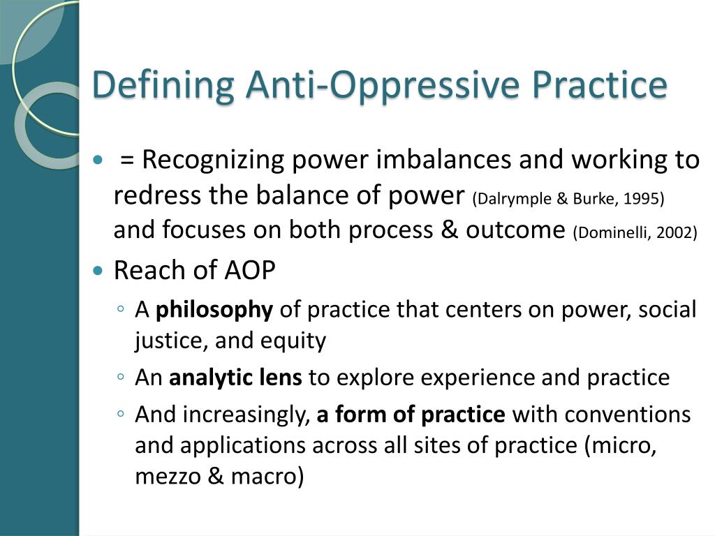 essay on anti oppressive practice