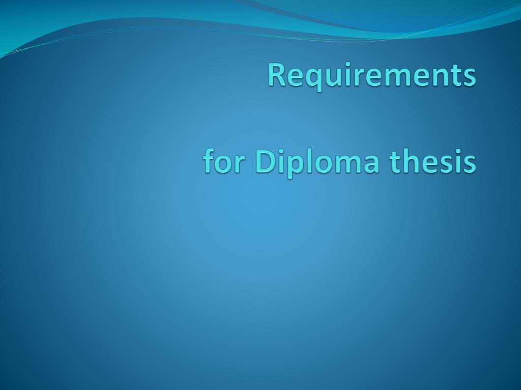 wm thesis requirements