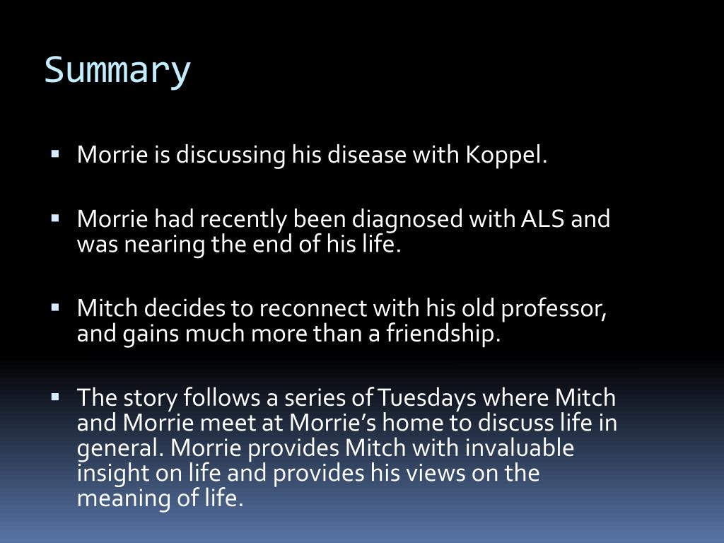 tuesdays with morrie analysis essay