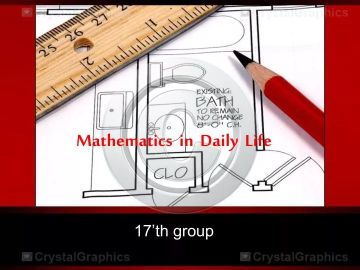 powerpoint presentation on mathematics in daily life