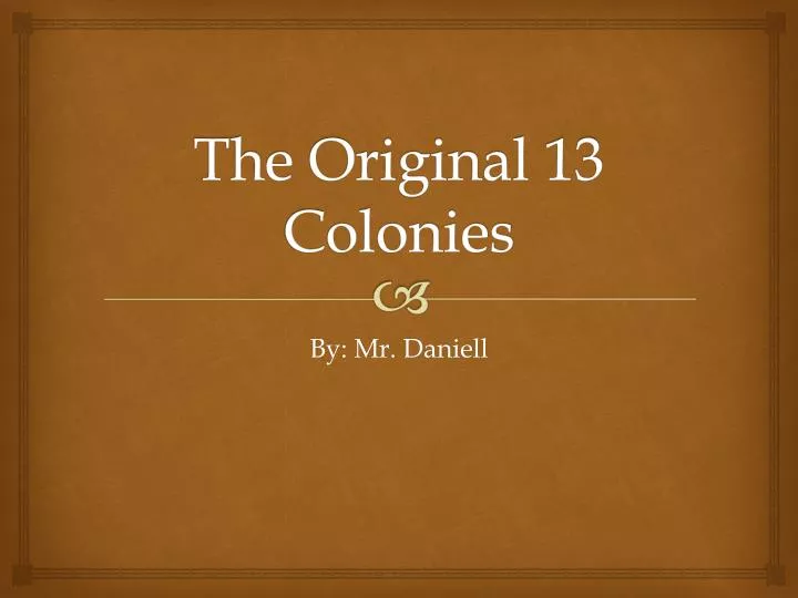 the original 13 colonies n.