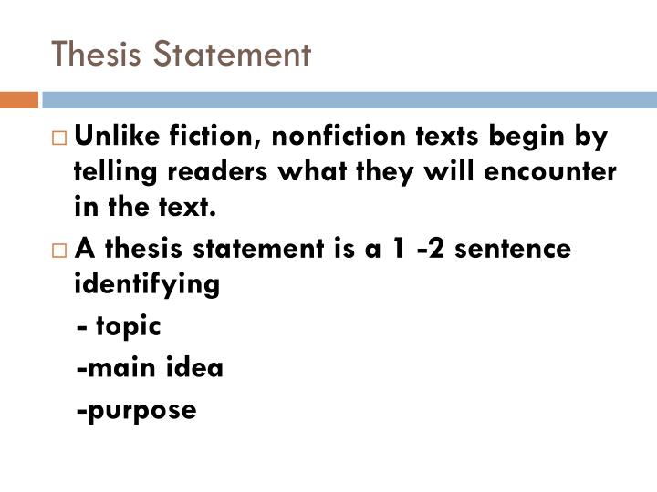 thesis statement in leq