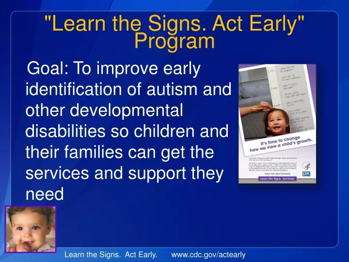 early identification of autism The purpose of this study was to examine the perceived preparedness of practitioners in the early identification of children ages birth to 6 yr with autism spectrum disorder (asd). early identification of autism The purpose of this study was to examine the perceived preparedness of practitioners in the early identification of children ages birth to 6 yr with autism spectrum disorder (asd).