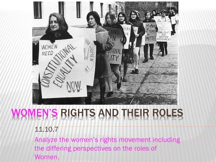 womens roles and rights in the womens roles and rights in the