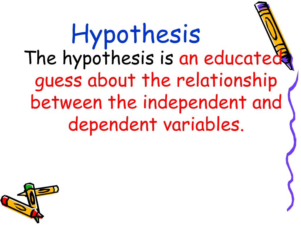 hypothesis definition in physical science