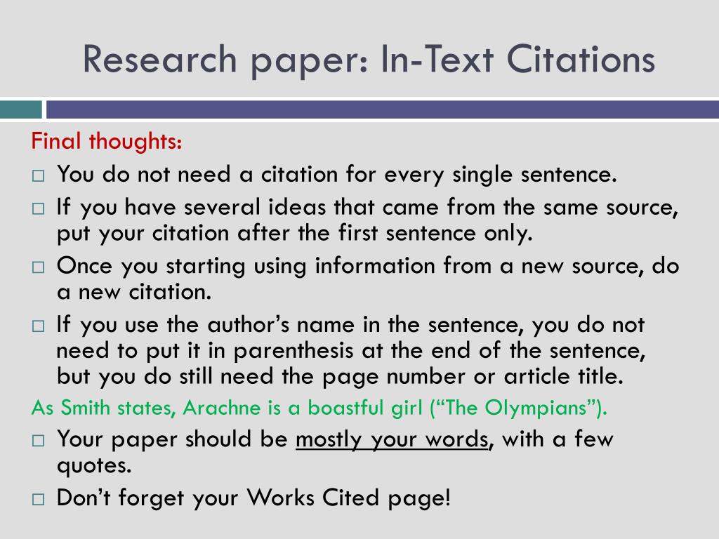 research citation meaning