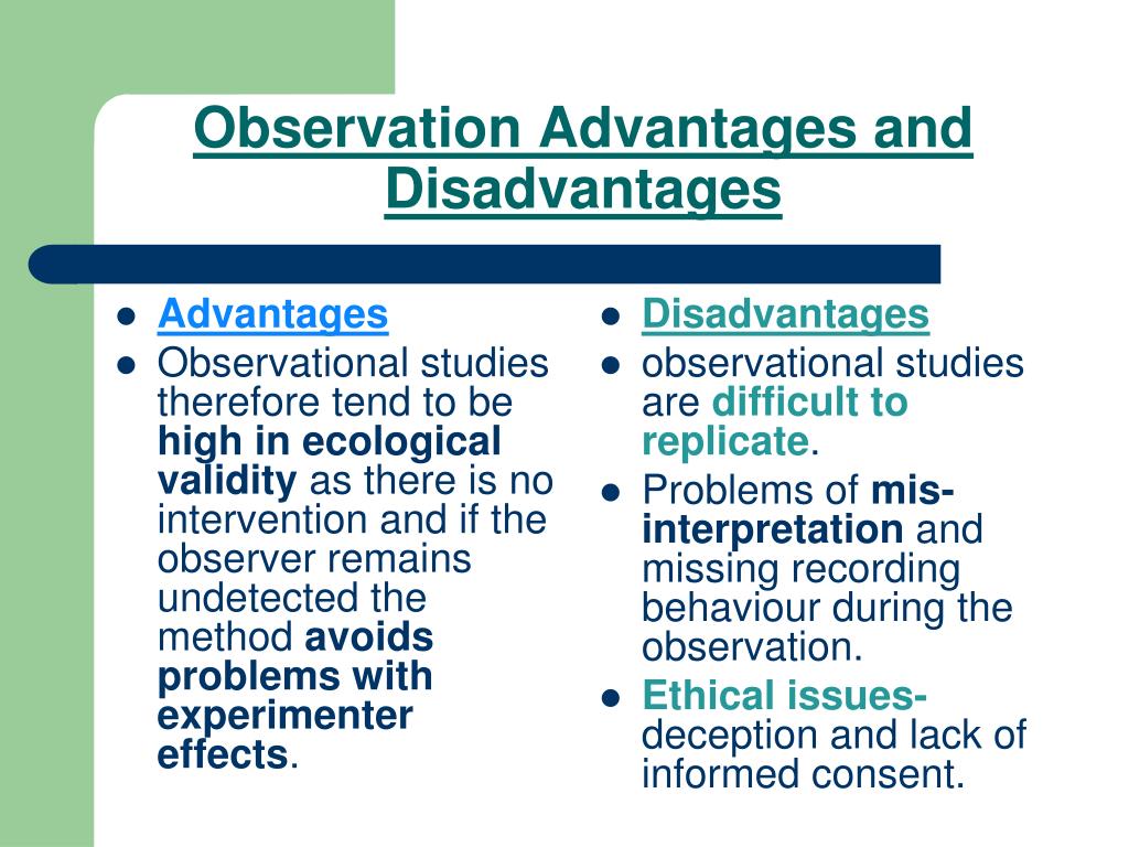 limitations of observational research