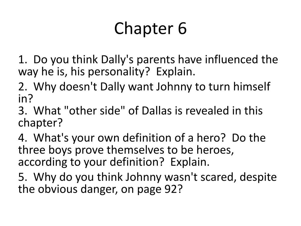 Why Doesn T Dally Want Johnny To Turn Himself In