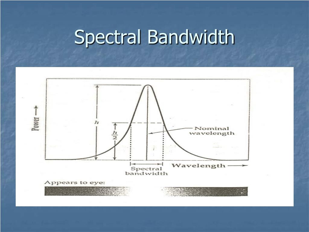 Spectral Bandwidth Formula At Alyssa Hobler Blog Spectral Bandwidth Formula At Alyssa Hobler Blog