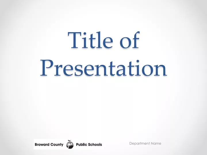 title of presentation n.