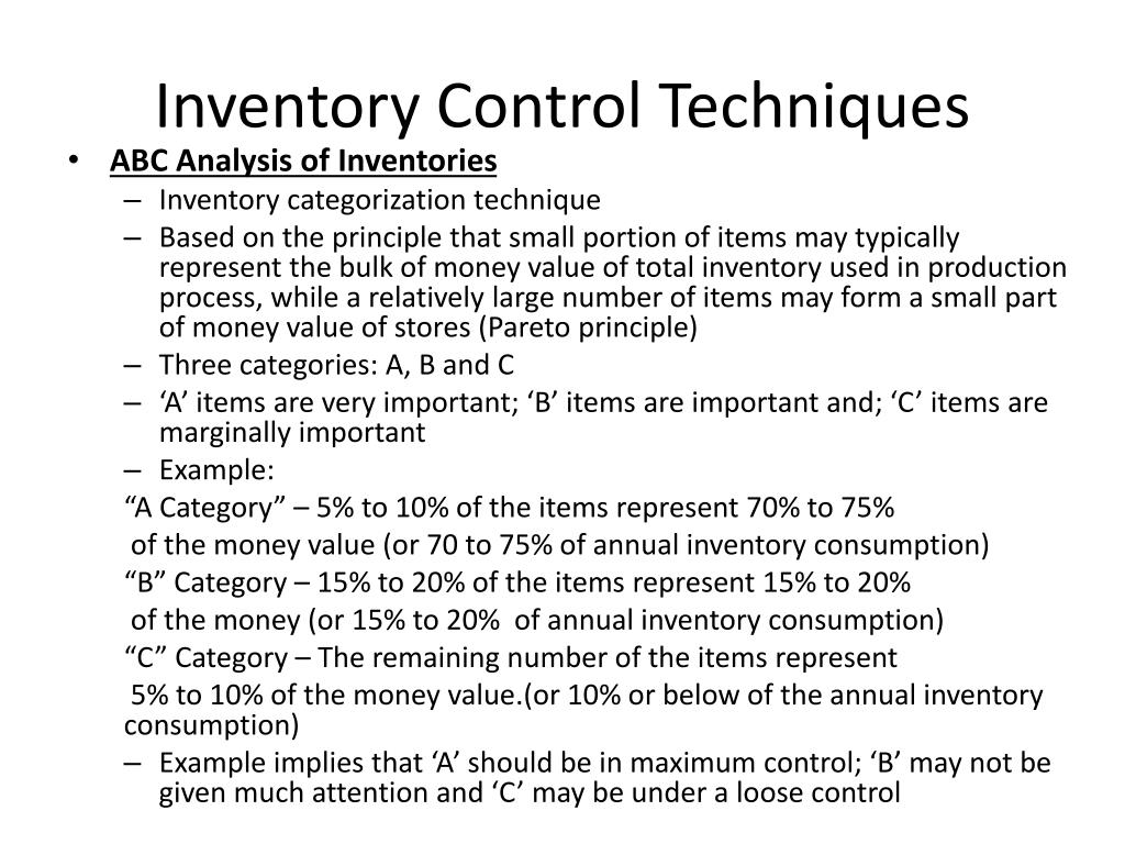 inventory control definition inventory control definition