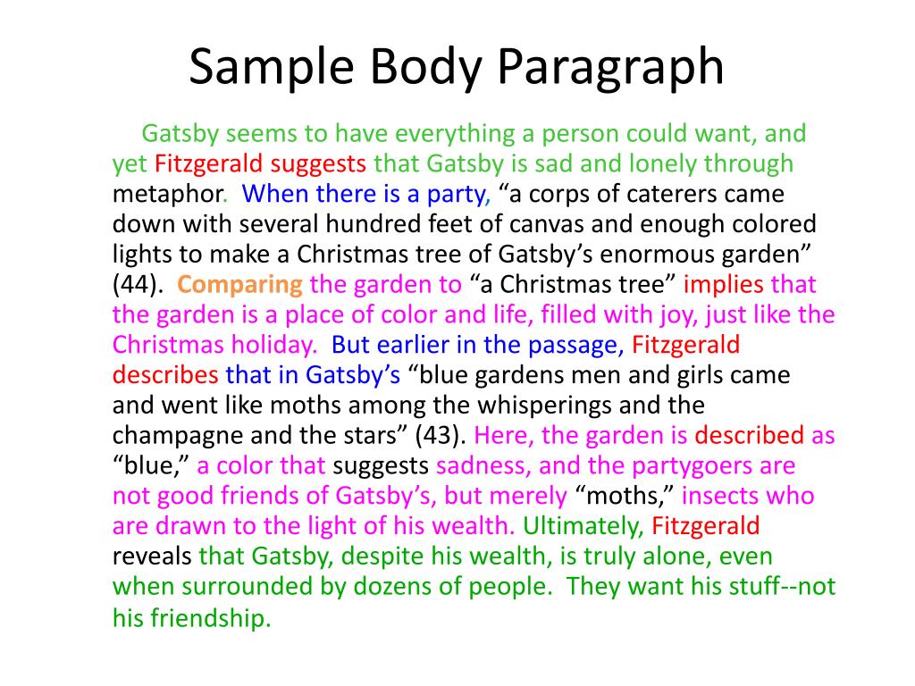 how to write a rhetorical analysis body paragraph
