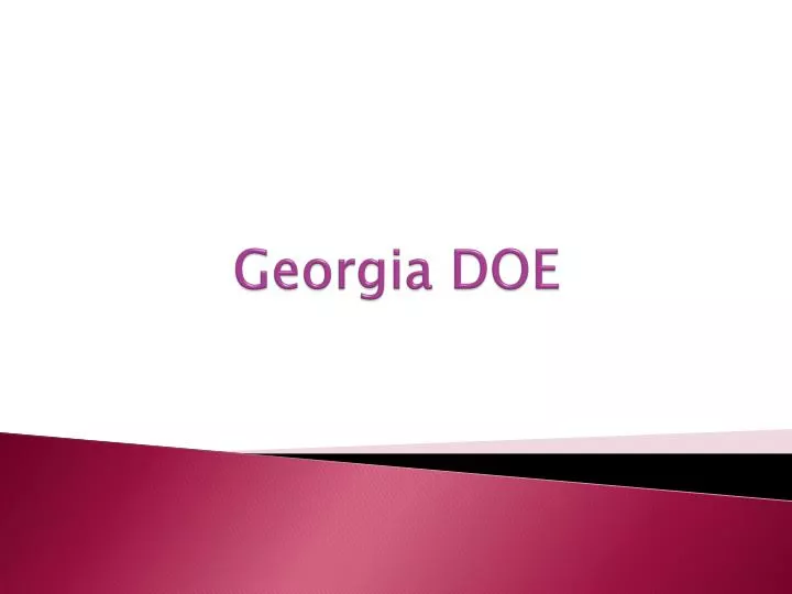 PPT DOE PowerPoint Presentation, free download ID2669543